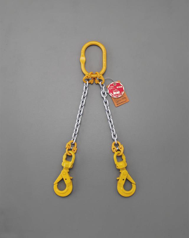 エスコ ESCO 2.7tonx1.5m スリングチェーン ２本懸け EA981VD-45A WO店