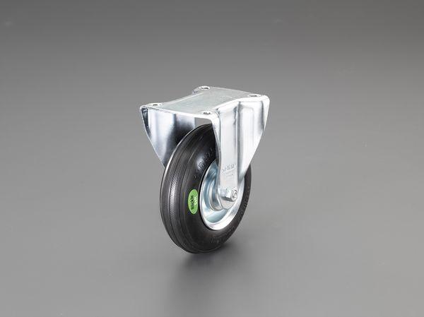 エスコ ESCO 125mm キャスター(固定金具/ソフトラバー) EA986GA-1 WO店の通販は 6,941円