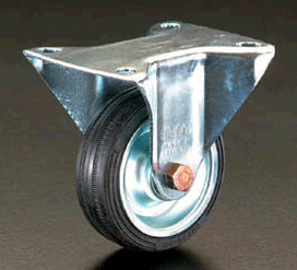 エスコ ESCO 160mm キャスター 固定金具 EA986HA-160 WO店の通販は 10,607円