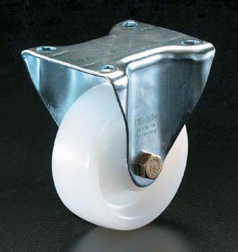 エスコ ESCO 100mm キャスター 固定金具・ナイロン車輪 EA986HL-100 WO店