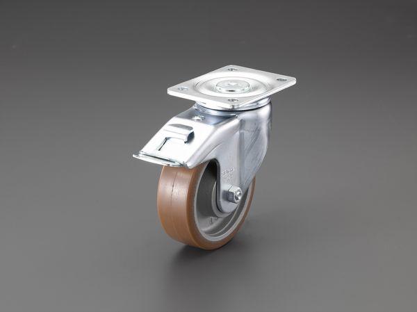 エスコ (ESCO) 150mm キャスター(自在金具/ブレーキ付) EA986KH-22 エスコ ESCO 150mm キャスター (自在金具・ブレーキ付) EA986PN-206 WO