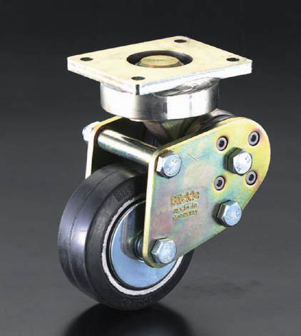 エスコ ESCO 125mm キャスター 自在金具・スプリング付 EA986KZ-125 WO店の通販は