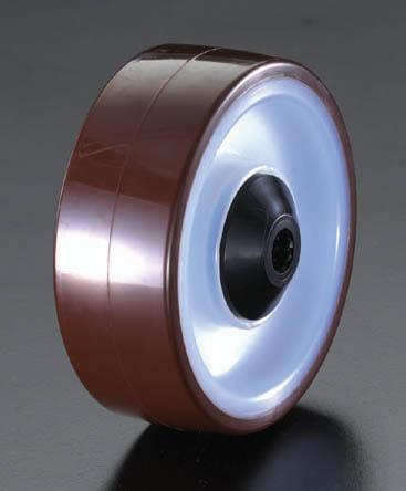 エスコ ESCO 200x50mm 車輪 ポリウレタン+ナイロン・Ballベアリング EA986ME-8 WO店