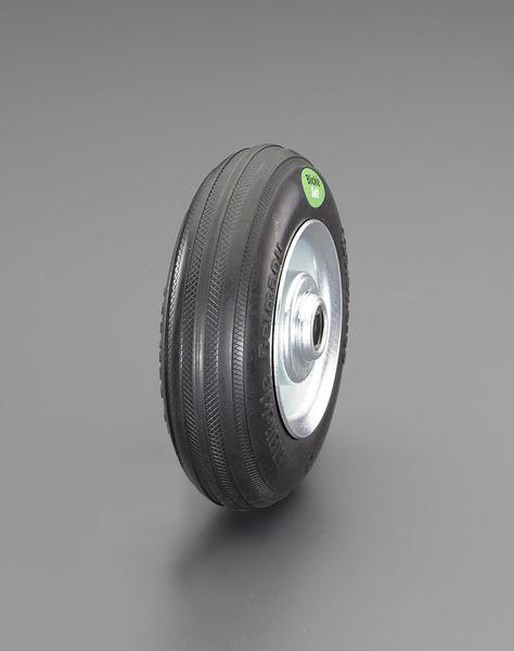 エスコ ESCO 250x60mm 車輪(ソフトラバータイヤ/スチールリム) EA986MG-14 WO店