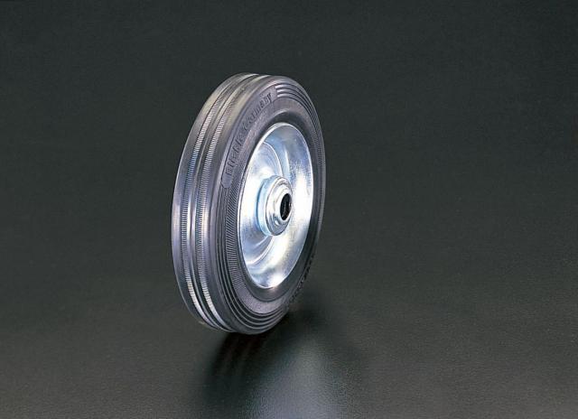 エスコ ESCO 300x60mm 車輪 ラバータイヤ・スチールリム・ローラーベアリング EA986MG-300 WO店