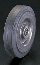 エスコ ESCO 200x50mm 車輪 ラバータイヤ・スチールリム・ボールベアリング EA986MH-200 WO店