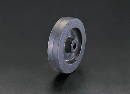 エスコ ESCO 250x50mm 車輪 ラバータイヤ・ナイロンリム・ローラーベアリング EA986MJ-250 WO店