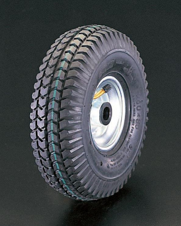 エスコ ESCO 300x100mm 車輪 空気入・スチールリム・ベアリング EA986MW-301 WO店