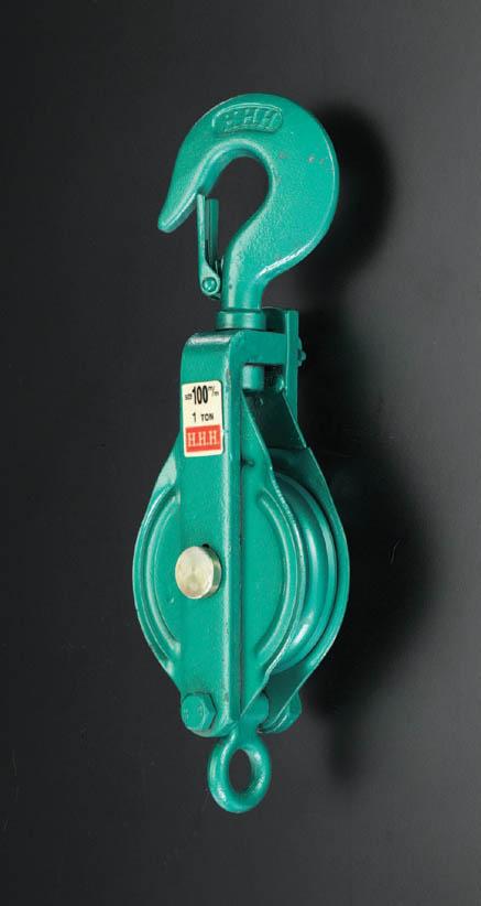 エスコ ESCO 150mm 強力型滑車 1車 EA987HA-150A WO店