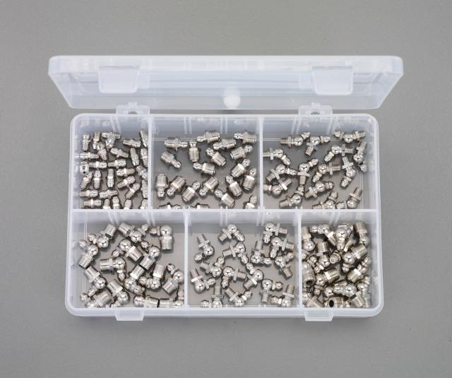 エスコ ESCO UNF1/4"- G 1/8" グリースニップルセット EA991CX-42 WO店の通販は
