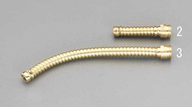 エスコ ESCO 83mm フレキシブル エクステンション 真鍮製 EA991JL-2 WO店
