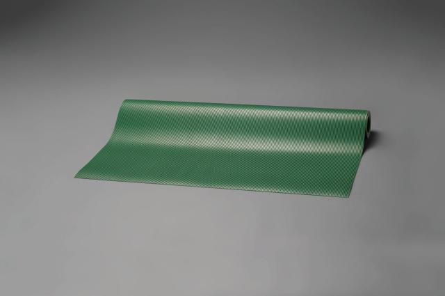 エスコ ESCO 1.0x2.0m/3.0mm ゴムマット 筋入・緑 EA997RA-2 WO店