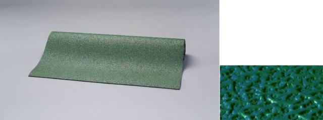 エスコ ESCO 1.0x5.0m/2.3mm クッションシート 緑 EA997RB-46 WO店