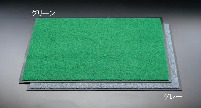 エスコ ESCO 750x 900mm 玄関マット 緑 EA997RH-83 WO店