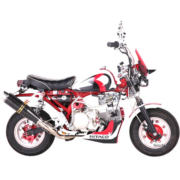 キタコ アルミホイールセット ホンダ スタンダード 8インチ 赤 WO店_1