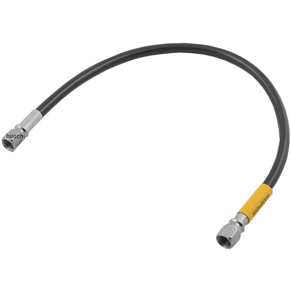 グッドリッジ ビルドアライン ユニバーサル ブレーキホース ロードモデル用 全長385mm ステンレス/スモーク B30345S WO店