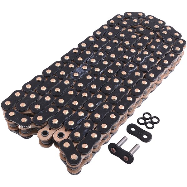 EKチェーン 江沼チェーン シリーズ 120L カシメジョイント 黒/ゴールド WO店