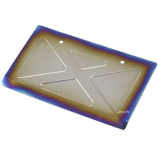 アクティブ ACTIVE EVOLUTION ナンバープレートベース 汎用 チタン 1150029 WO店