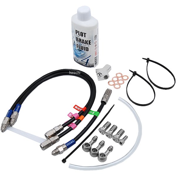 スウェッジラインプロ フロント ブレーキホースキット トライピース 06