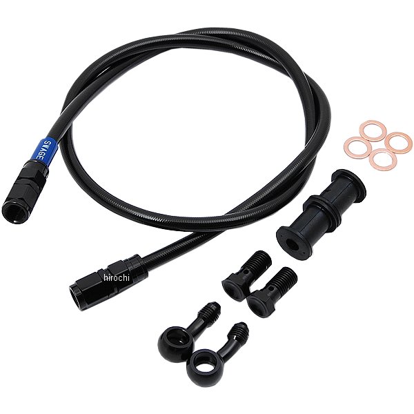 スウェッジライン SWAGE-LINE フロント ブレーキホースキット 09年-13年 XL883N 黒 スモーク WO店の通販は 7,488円