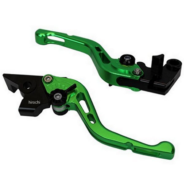 ユーカナヤ U-KANAYA ビレットレバーセット GPタイプ ショート ナイトホーク750、CL400 緑 HO034-010-0607 WO店