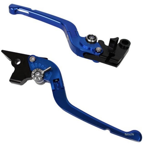 ユーカナヤ U-KANAYA ビレットレバーセット 可倒式Rタイプ XJR400、XJR400R 青 YA012-060-0704 WO店