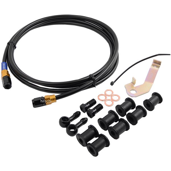 スウェッジライン SWAGE-LINE リア ブレーキホースキット 13年-14年 マジェスティS ゴールド/黒 スモーク WO店の通販は 7,387円