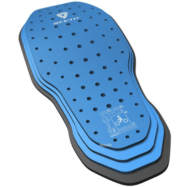 レブイット REVIT シーソフトRV バックプロテクター 青/黒 04サイズ 4548916153091 WO店の通販は 7,005円