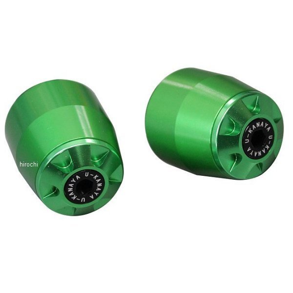 ユーカナヤ U-KANAYA アルミビレット バーエンド 全年式 XJR400、XJR400R 緑/緑 BEGR-YA012-GR WO店の通販は 5,508円