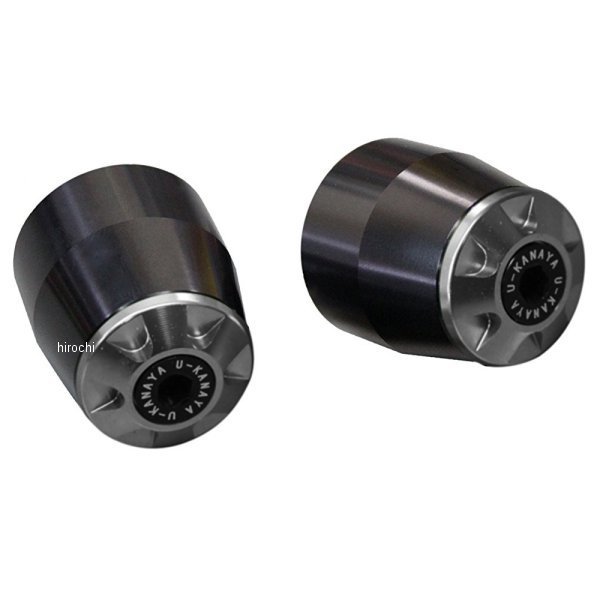 ユーカナヤ U-KANAYA アルミビレット バーエンド 04年-07年 グランドマジェスティ250 SG15J 黒/チタン BEBK-YA036-TI WO店の通販は