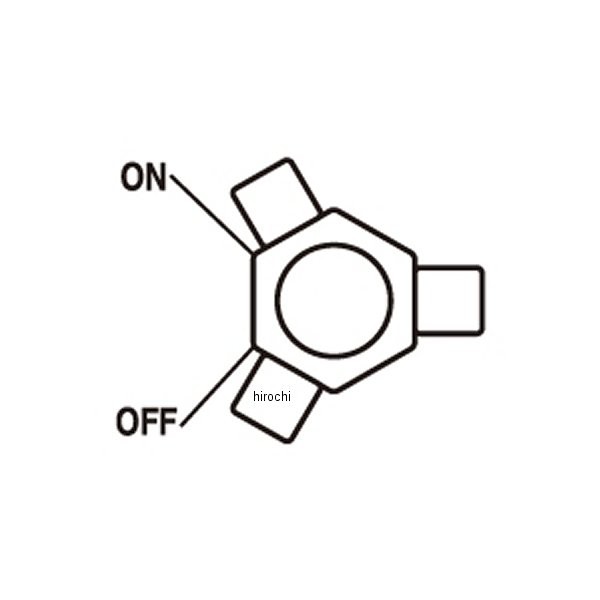 ピンゲル PINGEL トリプルアウト 8000シリーズ 3/8NPT ヘックスデザイン ON/OFF WO店