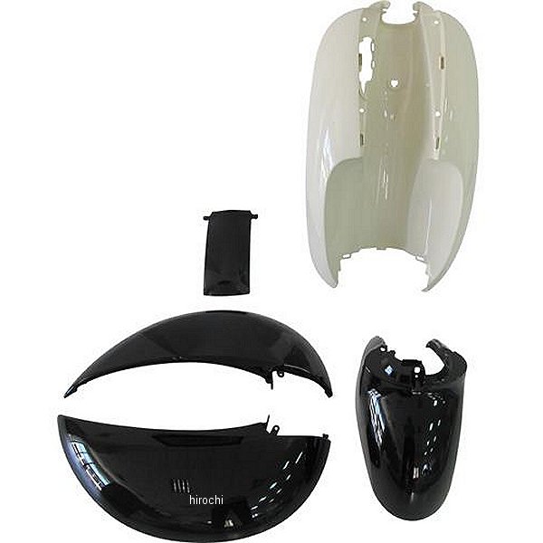 エナジープライス 外装5点セット スクーピー AF55 黒/アイボリー CWL280 WO店の通販は