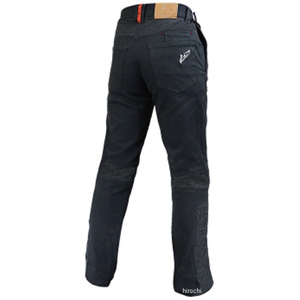 ラフ&ロード 春夏モデル ハーフメッシュストレッチブラックデニムパンツLF 黒 MWサイズ RR7509LFBK2 WO店_1