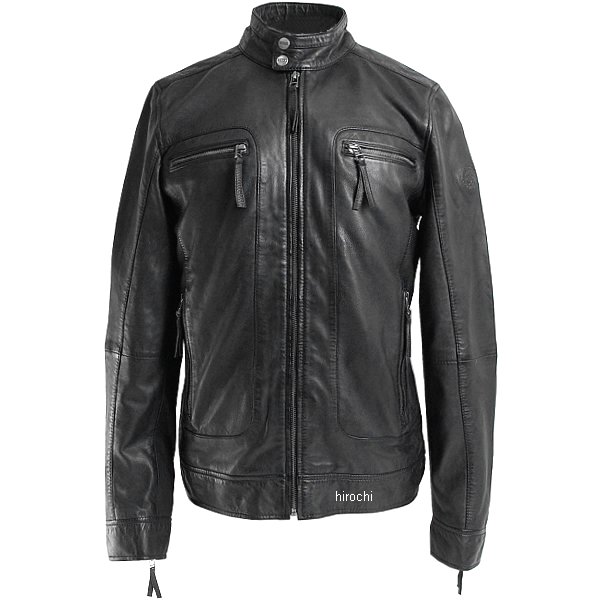 ライズ RIDEZ レザージャケット CLUBS ランプブラック Lサイズ 4527625097674 WO店