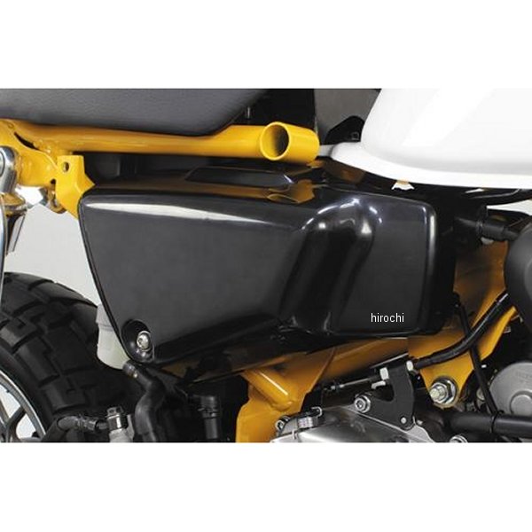 SP武川 右サイドカバーキット ABS製 モンキー125 黒 09-11-0190 WO店の