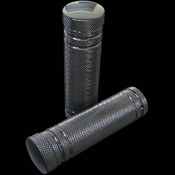 ネオファクトリー アルミ5リブ グリップ 黒 左右ペア 000647 WO店