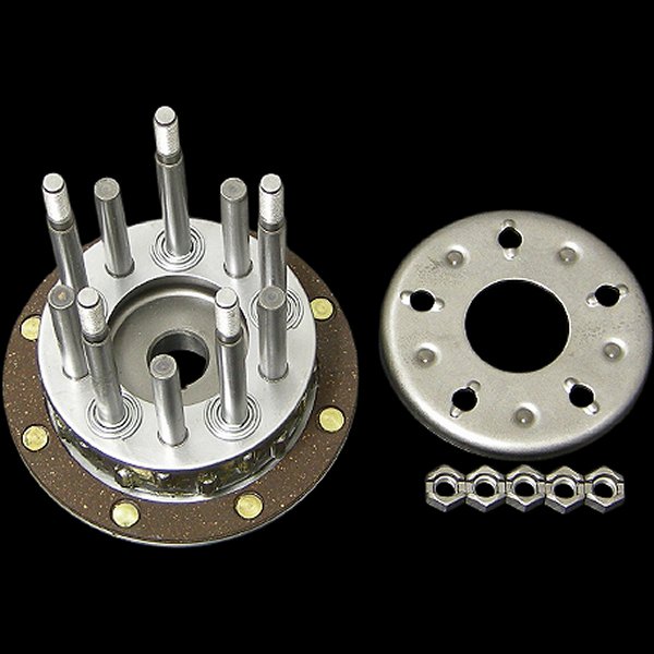 ネオファクトリー 5スタッドクラッチハブ ASSY  クローム 002711 WO店