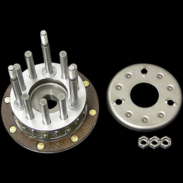 ネオファクトリー 3スタッドクラッチハブ ASSY  クローム 002712 WO店