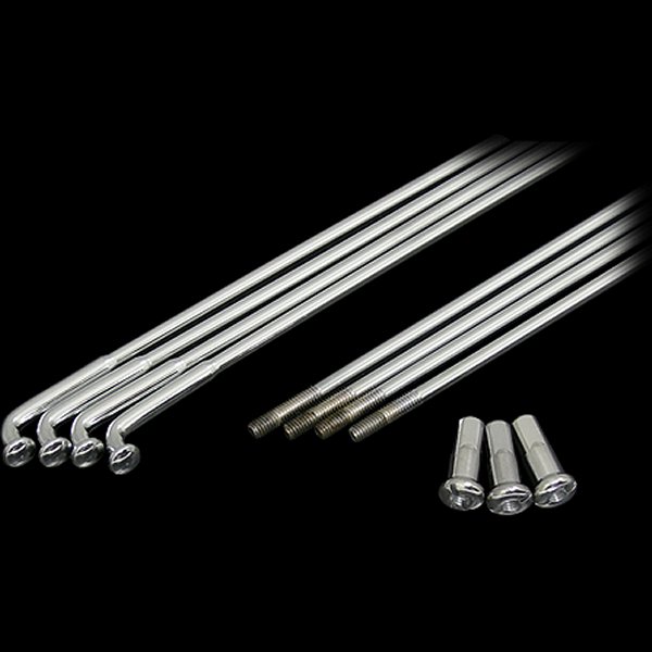 ネオファクトリー ワイドグライド 16インチ用 スポーク セット クローム WO店の通販は