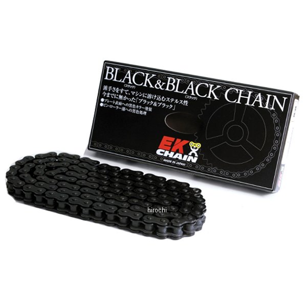 EKチェーン 江沼チェーン 525SRX2 シリーズ 120L カシメジョイント 黒/黒 WO店