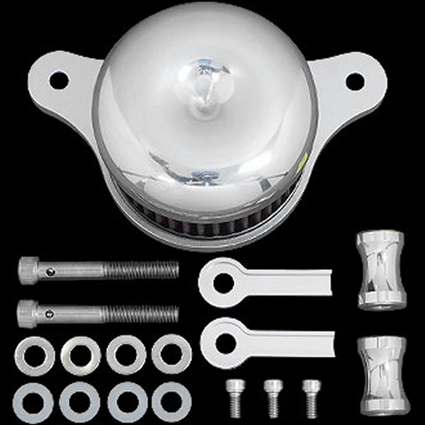 ネオファクトリー 4インチ ラウンド エアクリーナー マッシュルーム ポリッシュ 99年-17年 TwinCam 021104 WO店