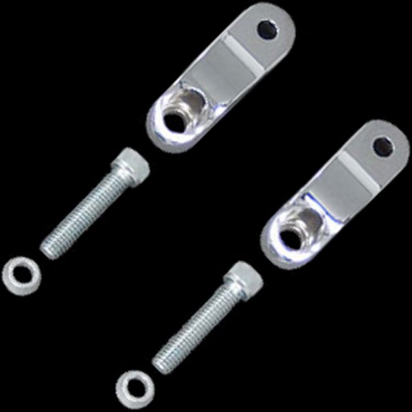 ネオファクトリー 10mmスタッド ウインカーステー キット クローム 49mmフォーク用 左右ペア 016555 WO店