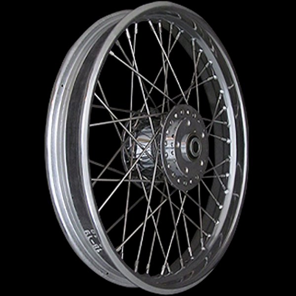 ネオファクトリー 84年-99年XL・ダイナ用 Fホイール 18×2.15インチ クローム WO店
