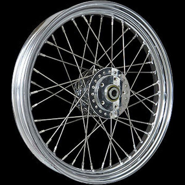 ネオファクトリー 84年-99年XL・ダイナ用 Fホイール 19×2.50インチ クローム WO店