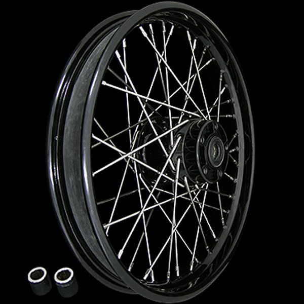 ネオファクトリー 84年-99年 FXST FXDWG Fホイール 18×2.15インチ ブラック WO店の通販は 127,000円