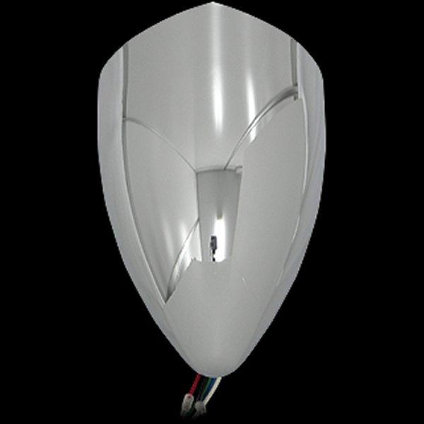 ネオファクトリー 4-1/2インチ シャープバイザー付きバレットヘッドライト クローム 010784 WO店_1