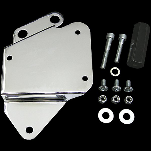 ネオファクトリー ツールボックスブラケット 右 クローム 00年以降 ソフテイル用 WO店