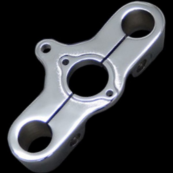 ネオファクトリー 74スプリンガー用ライザーバー無しトップティー クローム 013545 WO店の通販は