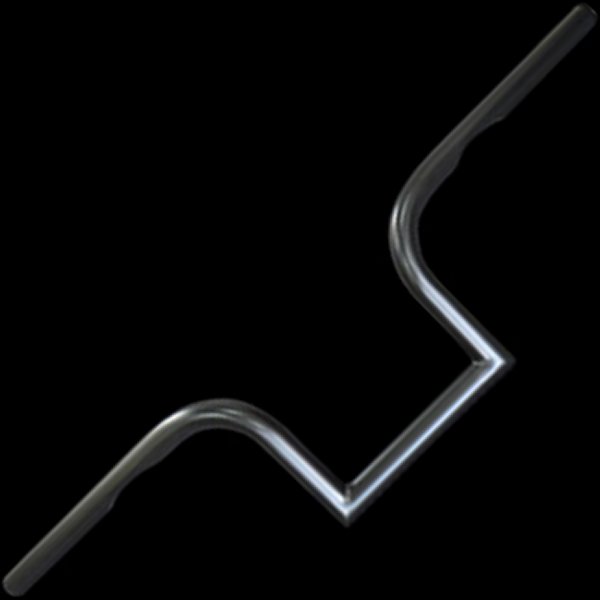 ネオファクトリー 6.5インチ ストリート バーハンドル ヘコミ有り 黒 WO店