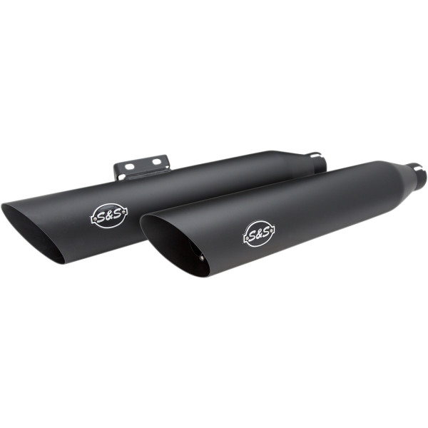 S&Sサイクル S&S Cycle スリップオンマフラー スラッシュカット FLFB/FLSL 黒セラミック 1801-1354 WO店